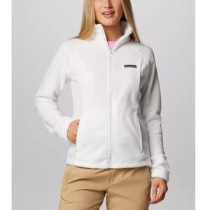 Columbia Women's Sea Salt Benton Springs Full Zip Fleece Jacket Size‎ PXL